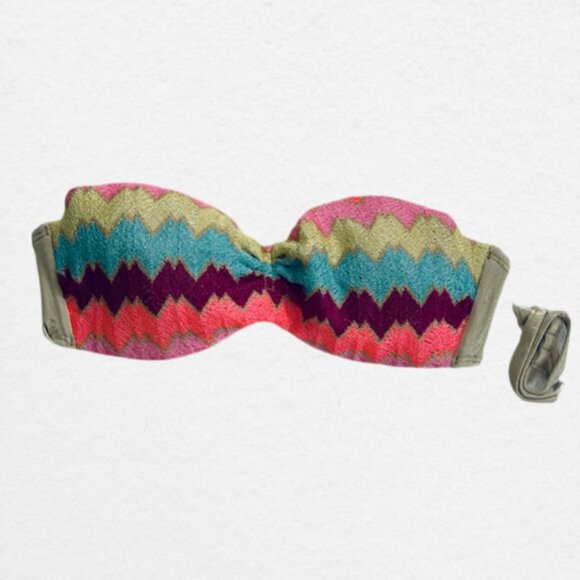 Luli Fama "La Fama" Ruched Underwire Push Up Bandeau - Picture 3 of 4